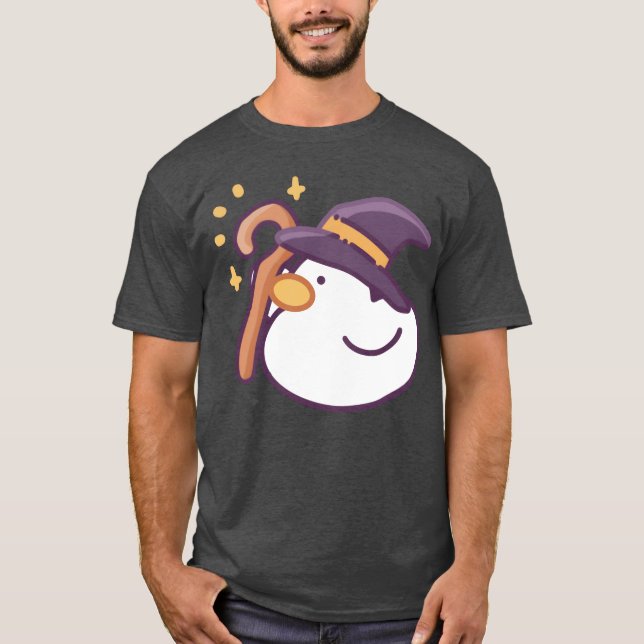 Wizarduck Funny halloween retro T-Shirt (Front)