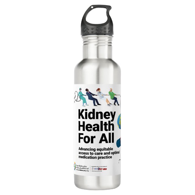 WKD 2024 Water Bottle Stainless Steel 24oz (Front)