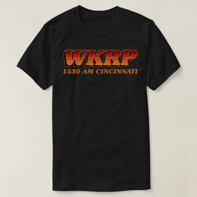 WKRP 1530 CINCINNATI T-Shirt (Design Front)