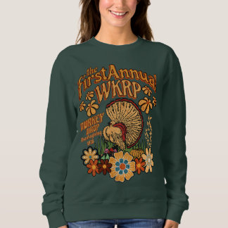 WKRP Turkey Drop 1978 funny Thanksgiving T-Shirt S Sweatshirt