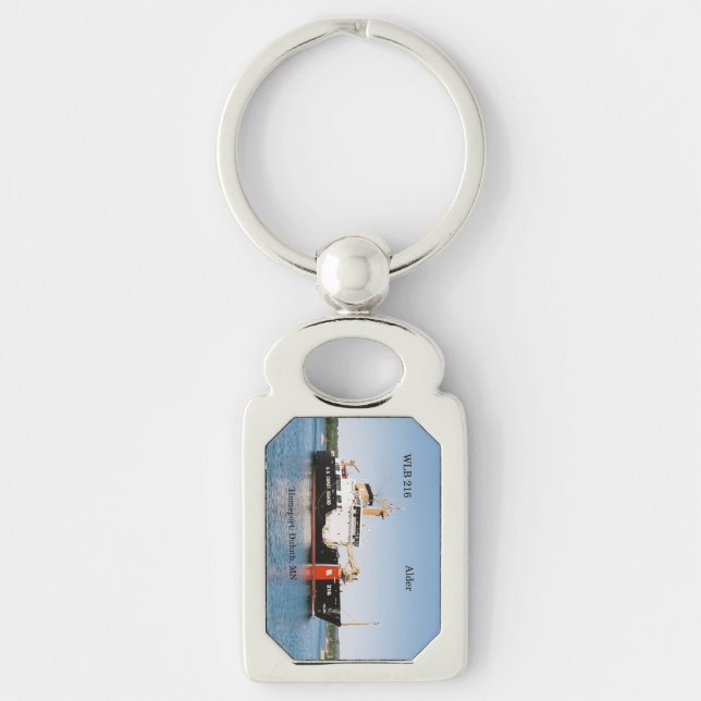 WLB 216 Alder metal key chain (Front)