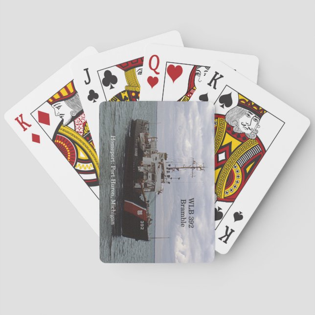 WLB 392 Bramble playing cards (Back)