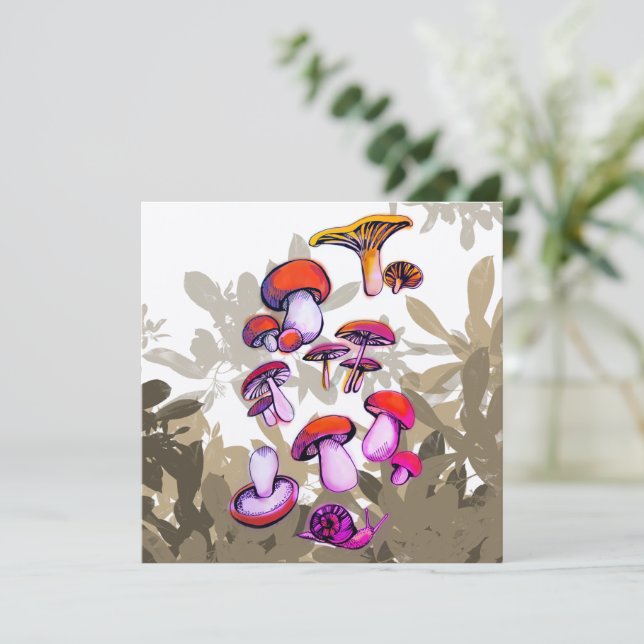 Wlld mushrooms (Standing Front)