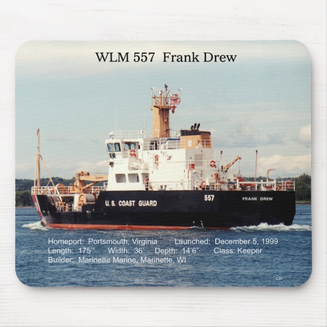 WLM 557 Frank Drew mousepad (Front)