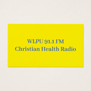 WLPU 91.1 FM Promo cards