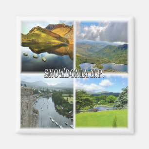 WLS008 SNOWDONIA National Park, Europe, Fridge Magnet