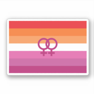 WLW Lesbian Pride Flag (Sunset)
