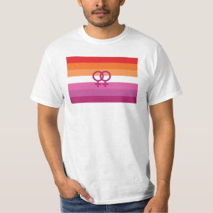 WLW Lesbian Pride Flag (Sunset) T-Shirt