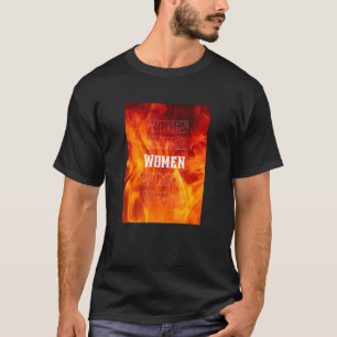 Wlw Lesbian Women With Fire T-Shirt