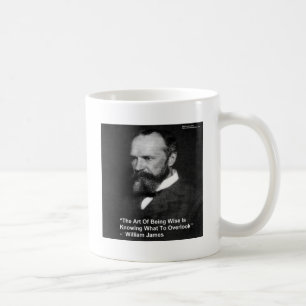 Wm James "Being Wise" Quote Gifts Cards Mugs Etc