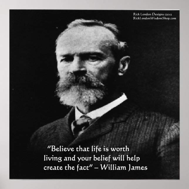 Wm James "Value Of Life" Poster by Rick London (Front)