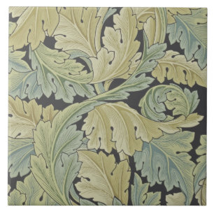 Wm Morris Acanthus Arts & Crafts Foliage Tile