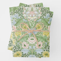 Wm Morris Myrtle Floral Art Nouveau Bright