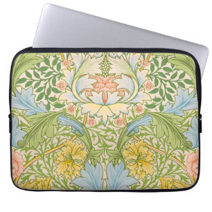 Wm Morris Myrtle Floral Art Nouveau Pastel Laptop Sleeve
