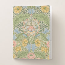 Wm Morris Myrtle Floral Art Nouveau Pastel
