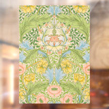 Wm Morris Myrtle Floral Art Nouveau Pastel
