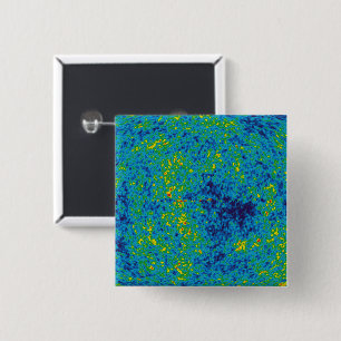 WMAP Microwave Anisotropy Probe Universe Map 15 Cm Square Badge
