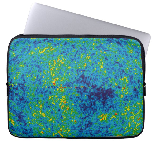WMAP Microwave Anisotropy Probe Universe Map Laptop Sleeve (Front)