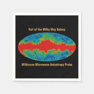 WMAP, Vail of Milky Way Galaxy Over Universe Napkin