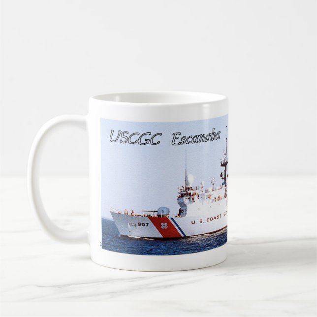 WMEC 907 Escanaba mug (Left)