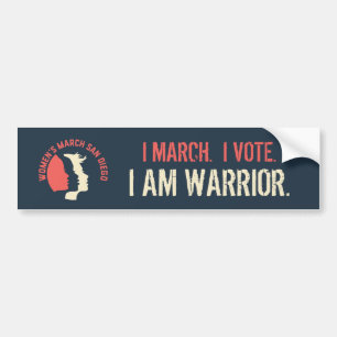 WMSD - WARRIOR BUMPER STICKER