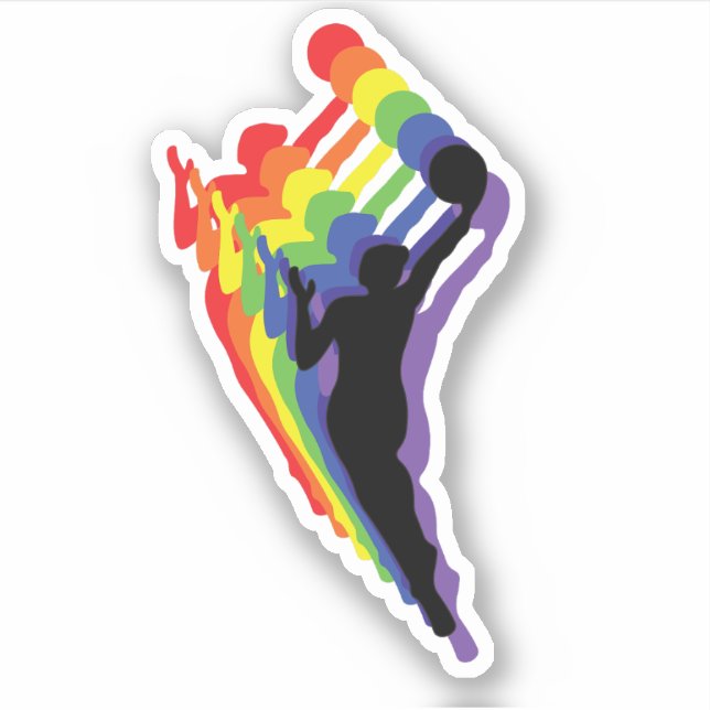 WNBA-PRIDE -SHADES OF LGBTQ LOGO (Front)