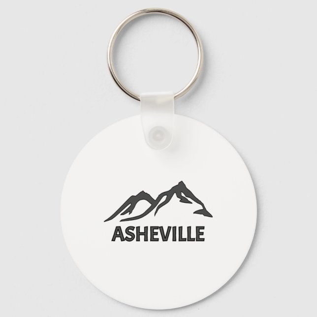 Wnc Asheville Mountains Nc Blue Ridge North Caroli Key Ring (Front)