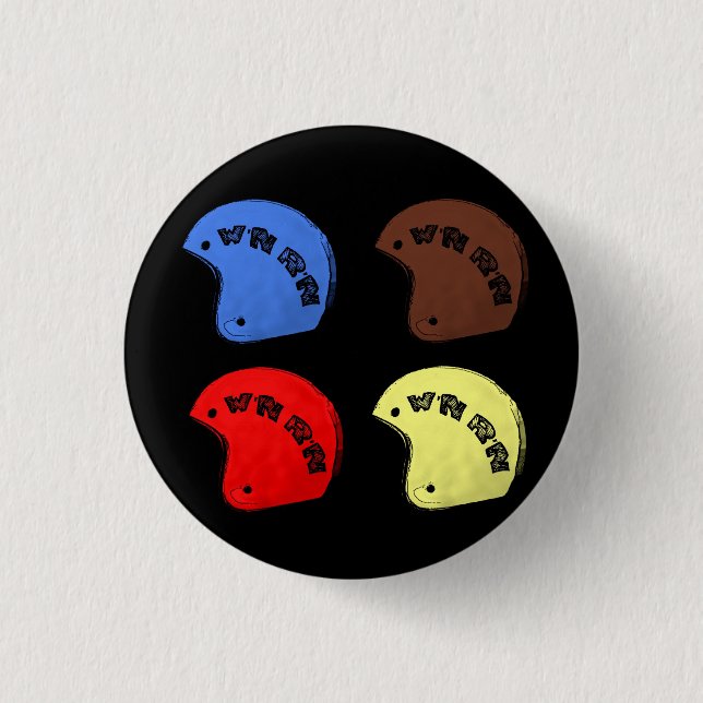 W'nR'n "4 helmets" button (Front)
