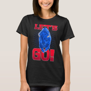 WNY Pride T-Shirt - Red & Blue Buffalo - Let's Go 