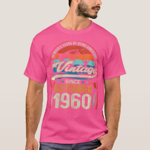 Wo 63 Year Old Fly Fishing Lovers September 1960 6 T-Shirt