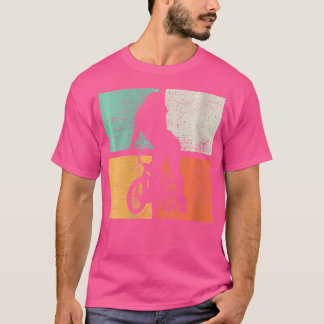 Wo Bmx Girl Bike Riding Cyclist Biker T-Shirt