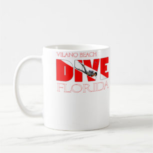Wo Dive Vilano Beach Florida Scuba Diving Snorkeli Coffee Mug