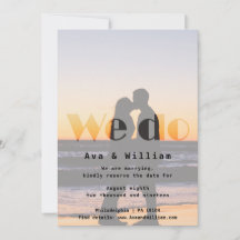 Wo Do - Sunset Wedding - Reserve the Date
