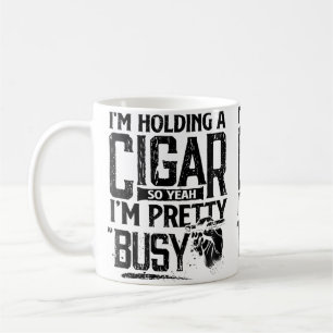 Wo Funny Cigar Lover For Women And Men Cigar Fan Coffee Mug