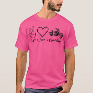 Wo Funny Motorcycle Lover Motorbike T-Shirt