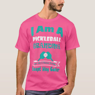 Wo Funny Pickleball Grandma Pickle Ball Player T-Shirt