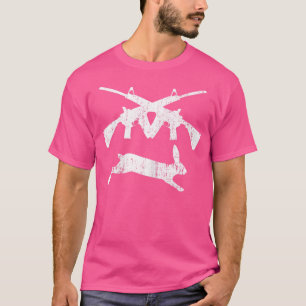 Wo Gun Bunny Ar-15 Rifles Hunter Competitive Shoot T-Shirt