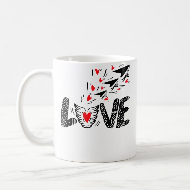 Wo Hang-Gliding Delta-Glider Delta-Gliding Hang-Gl Coffee Mug (Left)