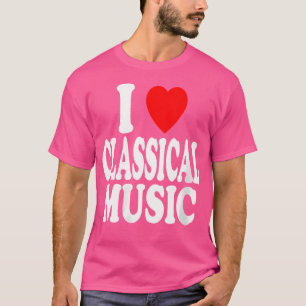 Wo I Heart (Love) Classical Music Conductor Orches T-Shirt