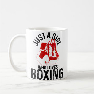 Wo Just A Girl Who Loves Boxing Martial Arts Funny Coffee Mug