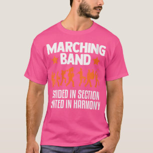 Wo Marching Band Divided In Section Orchestra T-Shirt