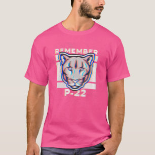 Wo Remember P-22 Los Angeles La Mountain Lion P22 T-Shirt