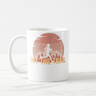 Wo Run Trails Runner Female Ultra Mile Running Coffee Mug