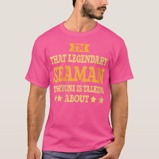 Wo Seaman Job Title Employee Funny Worker Professi T-Shirt