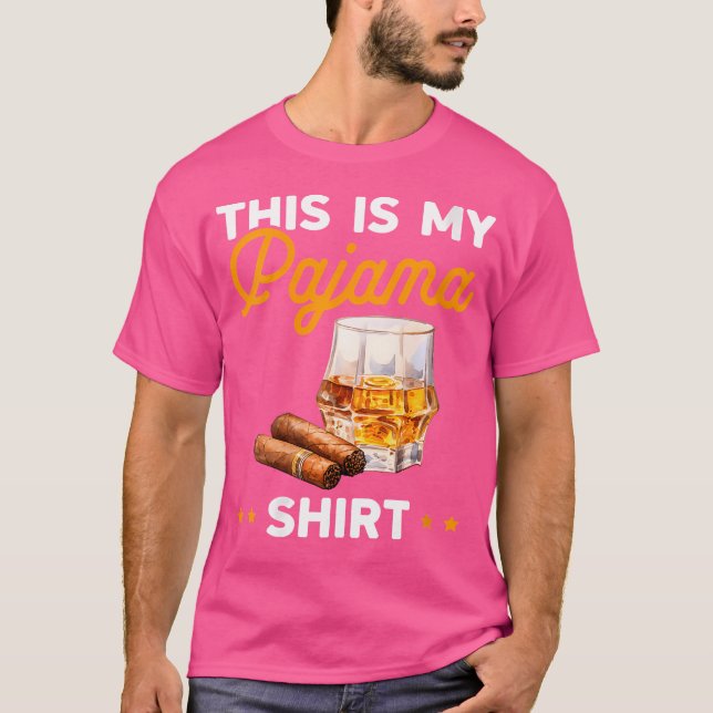 Wo This Is My Cigar And Bourbon T-Shirt (Front)