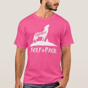 Wo Wolf Pack Matching Family Mummy Wolf Wolves T-Shirt