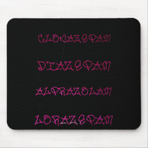 Woah Black Betty Clonazepam Woah Black Betty Diaze Mouse Mat