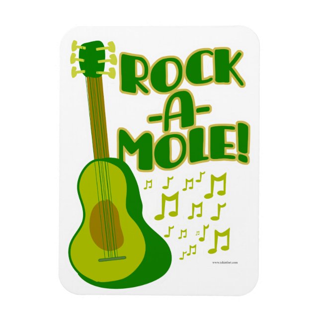 Woah Rock-a-Mole Magnet (Vertical)