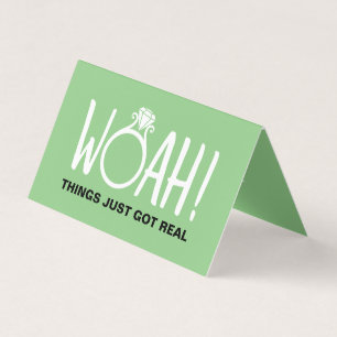 Woah Save the Date Photo Card