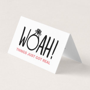 Woah Save the Date Photo Card